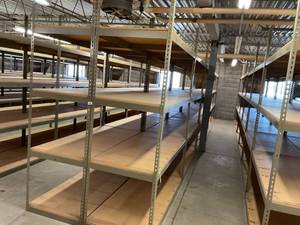 Industrial Tear Drop Shelves 32 x 69 x 8 - 12 Sections