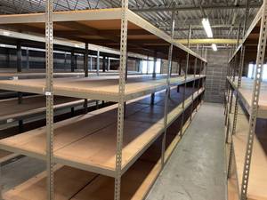 Industrial Tear Drop Shelves 32 x 69 x 8 - 12 Sections