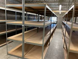 Industrial Tear Drop Shelves 32 x 69 x 8 - 12 Sections