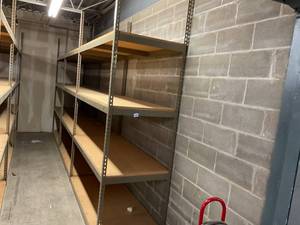 Industrial Tear Drop Shelves 32 x 69 x 8 - 3 Sections