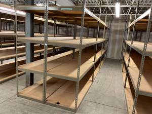 Industrial Tear Drop Shelves 32 x 69 x 8 - 8 Sections
