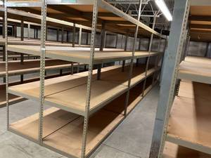 Industrial Tear Drop Shelves 32 x 69 x 8 - 8 Sections