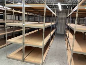 Industrial Tear Drop Shelves 32 x 69 x 8 - 8 Sections