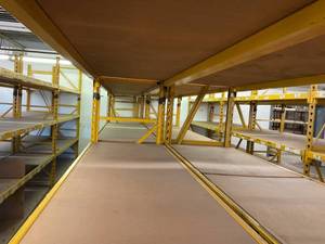 Heavy Duty Industrial Shelves 30 x 9 wide x 8-9 tall- 6 Sections