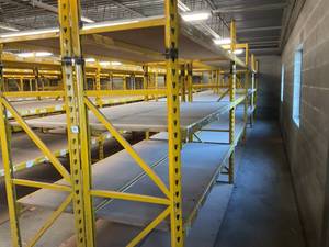 Heavy Duty Industrial Shelves&nbsp30 x 9 wide x 8-9 tall- 8 Sections