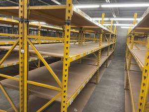 Heavy Duty Industrial Shelves&nbsp30 x 9 wide x 8-9 tall- 8 Sections