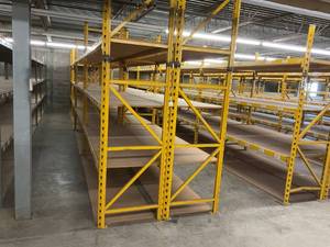 Heavy Duty Industrial Shelves&nbsp30 x 9 wide x 8-9 tall- 8 Sections