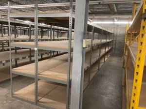 Industrial Tear Drop Shelves 30 x 69 x 8 - 12 Sections