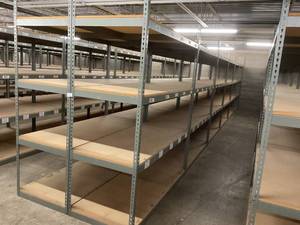 Industrial Tear Drop Shelves 30 x 69 x 8 - 12 Sections