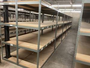 Industrial Tear Drop Shelves 30 x 69 x 8 - 12 Sections