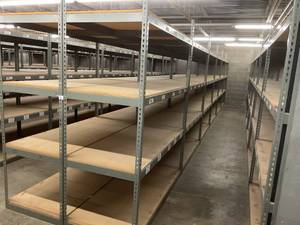 Industrial Tear Drop Shelves 30 x 69 x 8 - 12 Sections
