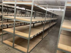 Industrial Tear Drop Shelves 30 x 69 x 8 - 12 Sections