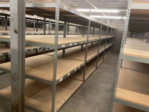 Industrial Tear Drop Shelves 30 x 69 x 8 - 12 Sections