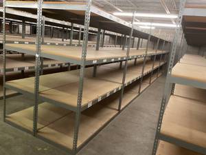 Industrial Tear Drop Shelves 30 x 69 x 8 - 12 Sections