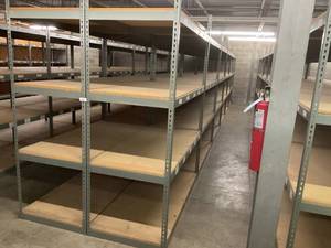 Industrial Tear Drop Shelves 30 x 69 x 8 - 12 Sections