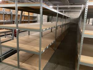 Industrial Tear Drop Shelves 30 x 69 x 8 - 12 Sections
