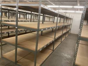 Industrial Tear Drop Shelves 30 x 69 x 8 - 10 Sections