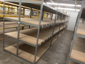 Industrial Tear Drop Shelves 30 x 69 x 8 - 10 Sections