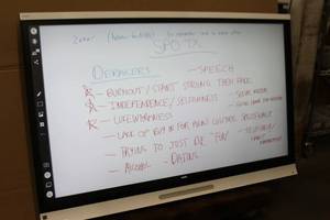 lot 12 image: SmartBoard Smart Board 6075  SPNL-6075 Interactive 75 4K Ultra High Definition LED Display  Monitor & Electronic Whiteboard