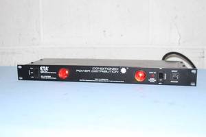 lot 23 image: ETA Systems PD8L High Output Conditioned Power Distribution & Overload Protection Unit - Red Lights