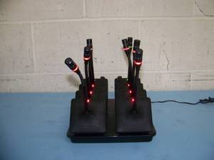lot 70 image: Revolabs Wireless Gooseneck Microphone System with 8 Microphones and Charging Base