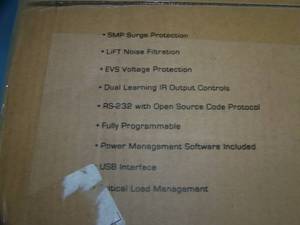 lot 75 image: Furman 1000VA 2-Rack Unit Uninterruptible Power Supply UPS Battery Backup & Power Conditioner