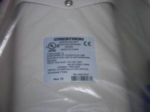 lot 46 image: Pair of Crestron SAROS 1C6T-W-T 2-Way In-Ceiling Pro Audio Speakers  Loudspeakers
