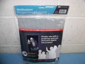 lot 33 image: New Atmos AtmosFX Holographic Hollusion Digital Projection Material & Christmas Holiday DVD
