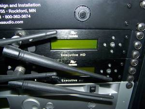 lot 90 image: Middle Atlantic Audio  Video Equipment Rack with Commercial  Professional Assorted Equipment & Accessories