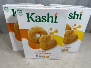 lot 138 image: 5 New Boxes of Kashi Honey Toasted Cereal
