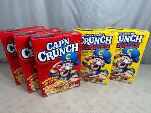 lot 141 image: 5 New Boxes of Capn Crunch Cereal