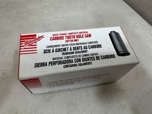 lot 165 image: New Milwaukee Carbide Tooth Hole Saw 2