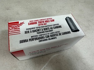 lot 166 image: New Milwaukee Carbide Tooth Hole Saw 1-14