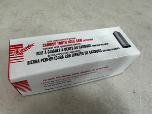 lot 167 image: New Milwaukee Carbide Tooth Hole Saw 1 -18