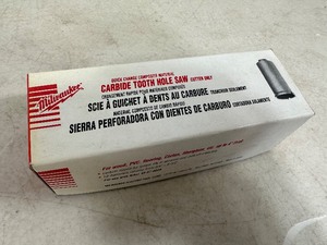 lot 168 image: New Milwaukee Carbide Tooth Hole Saw 1