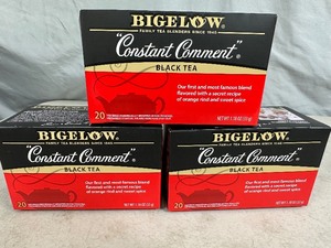 lot 192 image: 60 Tea Bags Bigelow Constant Comment Black Tea