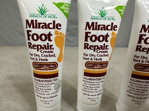 lot 242 image: 6 New Tubes of Miracle Foot Repair Cream