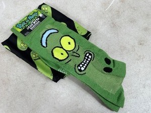 lot 38 image: New Rick and Morty TV Show Crew Socks with Bandana Gift Set