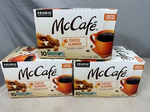 lot 43 image: 30 Keurig McCafe Toffee Almond K-Cups