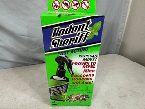 lot 71 image: New Rodent Sheriff Fast Acting Mouse and Rodent Repellent