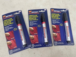 lot 72 image: 3 New Instant Scratch Remover Pens