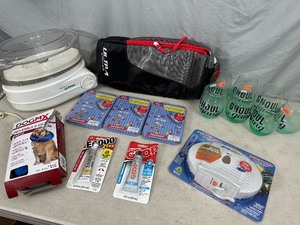 lot 92 image: Dehumidifier, Rice Cooker, Halloween Galsses, Soft Cooler, Friendship Bracelets, and More