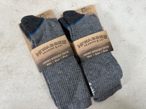 lot 120 image: 2 New Pairs Hiwassee Merino Wool Light Weight Tech Socks