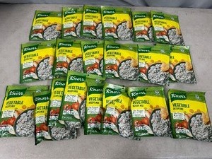 lot 148 image: 20 New Knorr Vegetable Recipe Mix