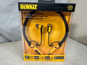 lot 154 image: New Dewalt Jobsite Pro Wireless Bluetooth Earphones