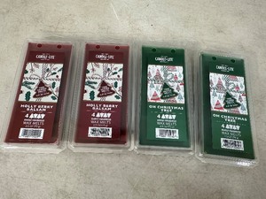 lot 155 image: 4 new Candle-Lite Holiday Themed Wax Melts
