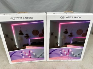 lot 198 image: 2 New 13 ft Flexible LED Light Strips