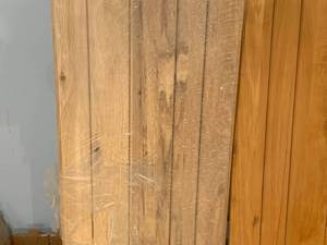 lot 80 image: Live Edge Oak plus Hickory Doors