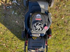 lot 72 image: Craftsman Electric Start Self-Propelled Mower with Bagger