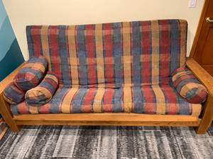 lot 33 image: Mission Oak Futon